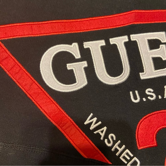 BNWT Guess Black Oversized Hoodie - Picture 5 of 7
